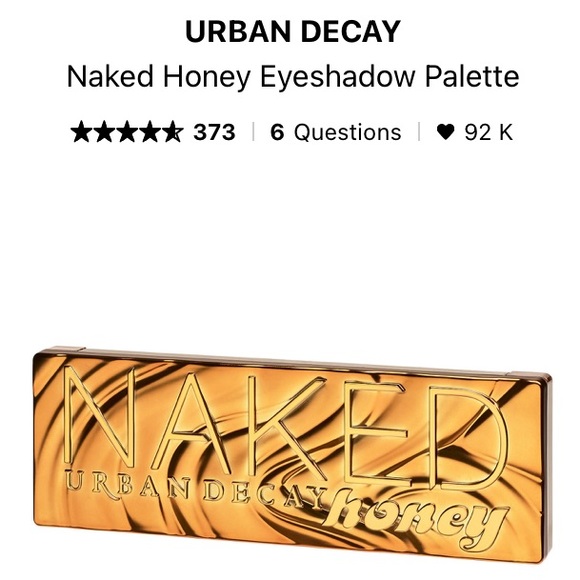 BRAND NEW Urban Decay Naked Honey Palette - Picture 2 of 13